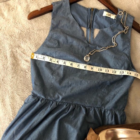 Annabella Dresses & Skirts - Cutout Denim Dress😍 See Photos